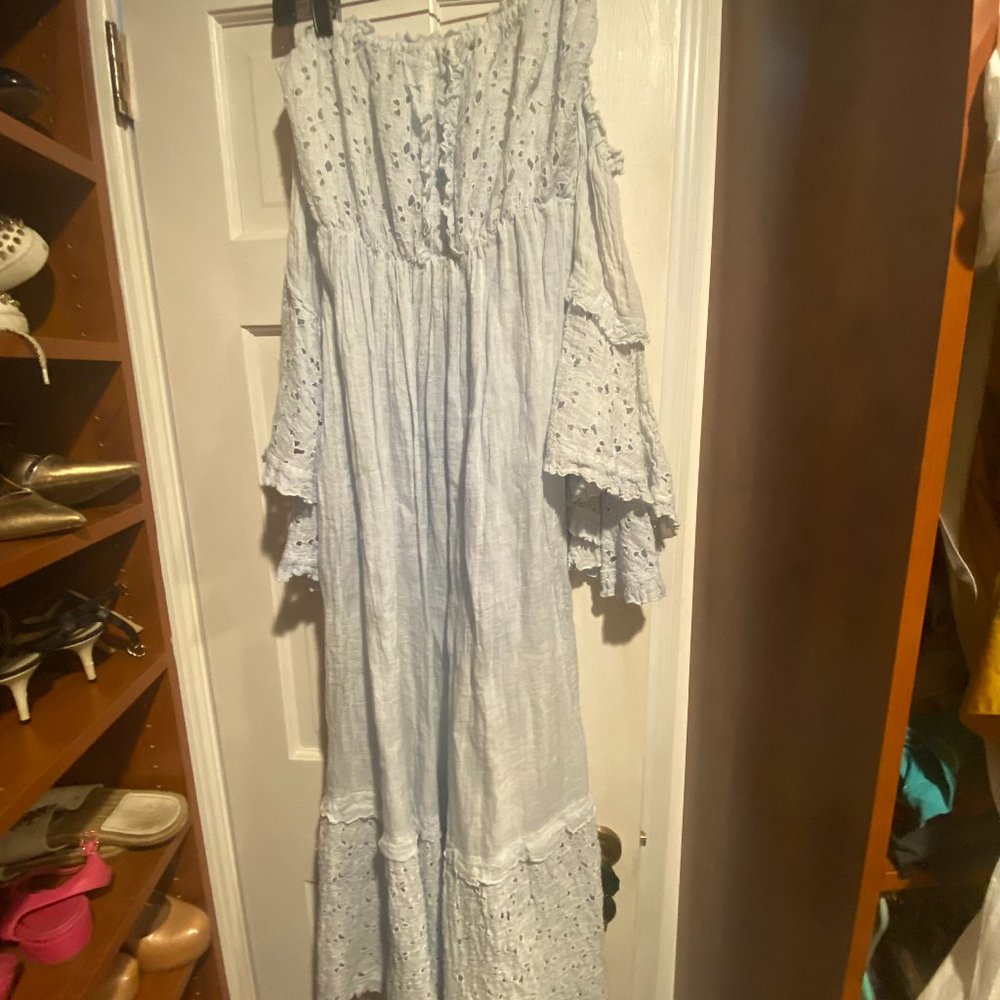 Sunday St Tropez - Mint Green Maxi Dress - one size